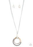 Elliptical Essence - Silver - Paparazzi Accessories