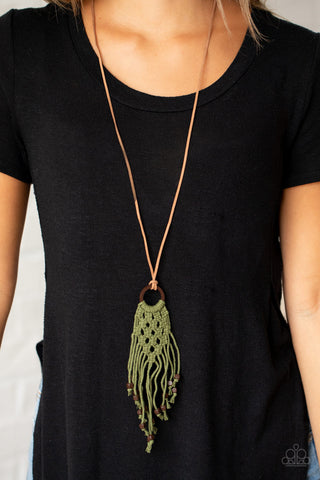 It’s Beyond MACRAME! - Green - Paparazzi Accessories