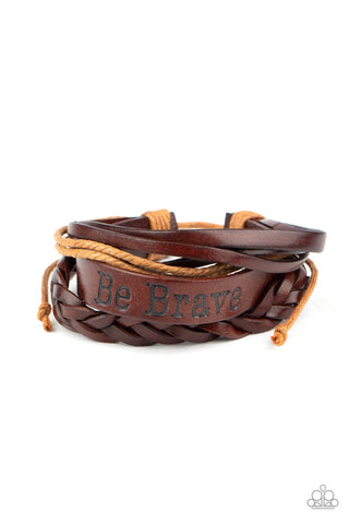 Brave Soul - Brown - Paparazzi Accessories