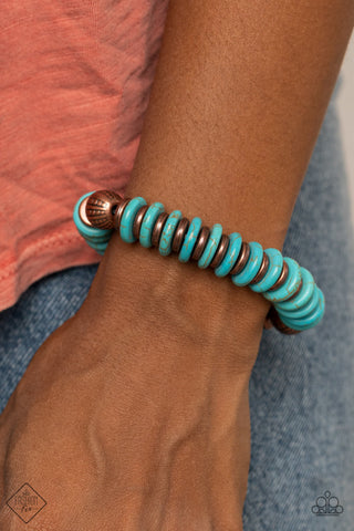 Eco Experience - Blue - Paparazzi Accessories