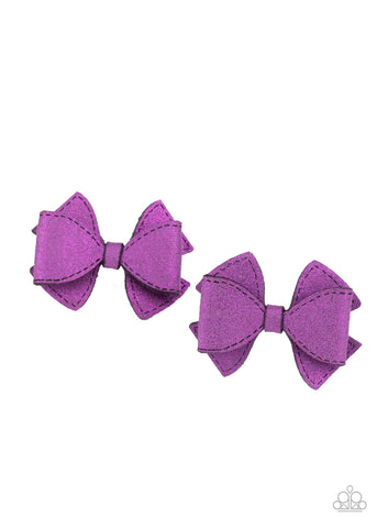 Don't BOW It - Purple -  Paparazzi Accessories