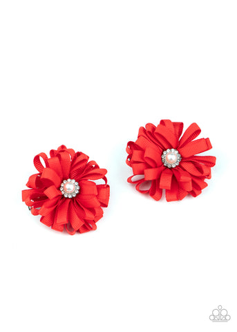 Ribbon Reception - Red - Paparazzi Accessories