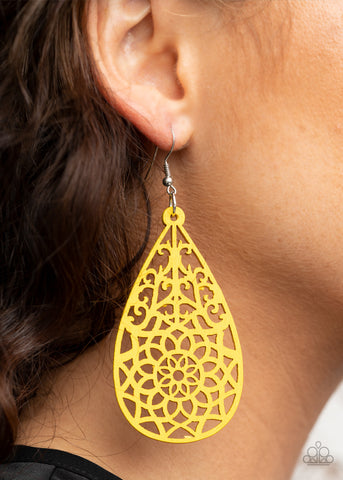 Seaside Sunsets - Yellow - Paparazzi Accessories