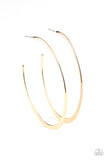 Flatlined - Gold - Paparazzi Accessories