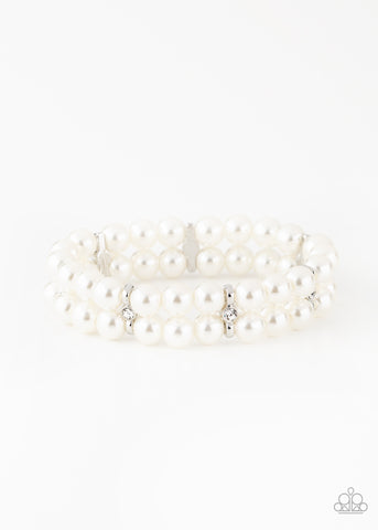 Downtown Debut - White - Paparazzi Accessories