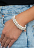 Downtown Debut - White - Paparazzi Accessories