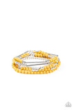 BEAD Between The Lines - Yellow - Paparazzi Accessories