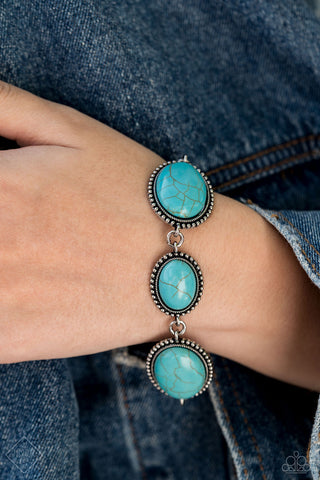 River View - Blue - Paparazzi Accessories