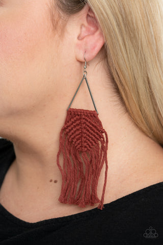 Macrame Jungle - Brown - Paparazzi Accessories