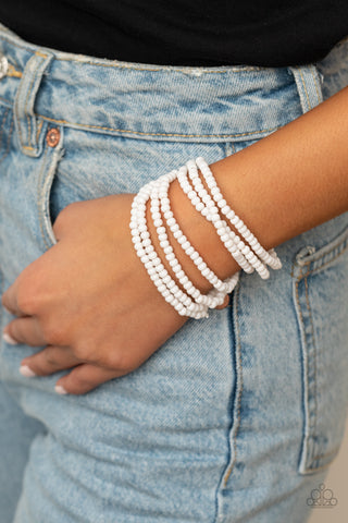 Thank Me LAYER - White - Paparazzi Accessories