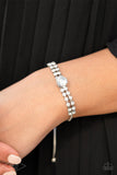Gorgeously Glitzy - White - Paparazzi Accessories
