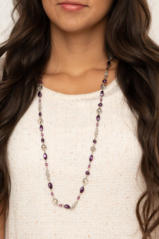 Twinkling Treasures - Purple - Paparazzi Accessories