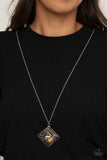 Timelessly Tilted - Yellow - Paparazzi Accessories