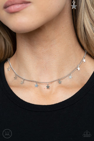 Starry Skies - Silver - Paparazzi Accessories