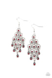 Chandelier Cameo - Red - Paparazzi Accessories