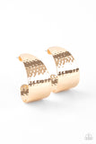 Flatten The Curve - Gold - Paparazzi Accessories