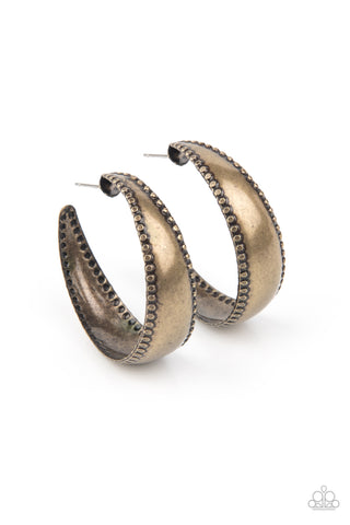 Burnished Benevolence - Brass - Paparazzi Accessories