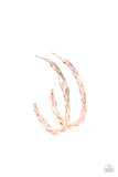 Twisted Tango - Rose Gold - Paparazzi Accessories