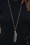 Feather Flair - Green - Paparazzi Accessories