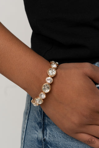 Still GLOWING Strong - Gold - Paparazzi Accessories