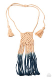 Look At MACRAME Now - Blue - Paparazzi Accessories