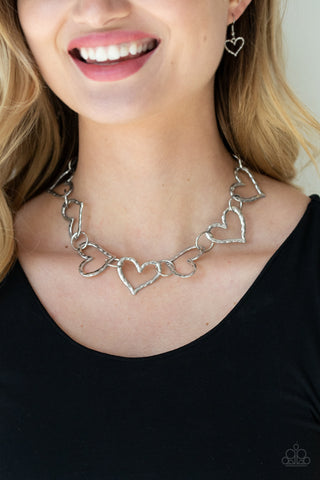 Vintagely Valentine - Silver - Paparazzi Accessories