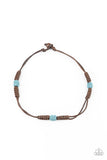 Volcanic Vagabond - Blue - Paparazzi Accessories
