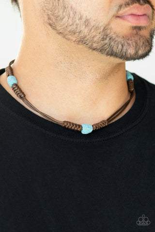 Volcanic Vagabond - Blue - Paparazzi Accessories
