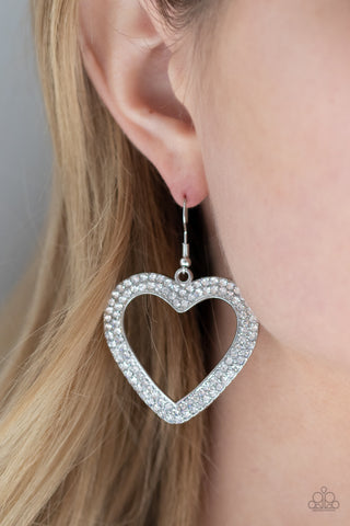 GLISTEN To Your Heart - Silver - Paparazzi Accessories