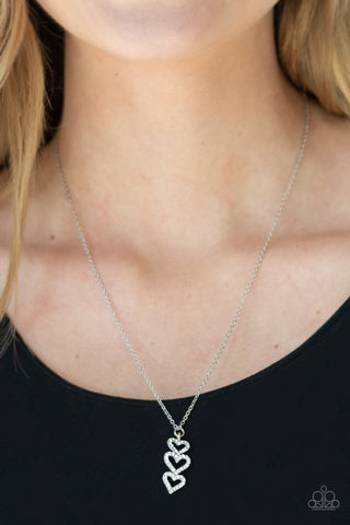 With All Your HEARTS - White - Paparazzi Accessories