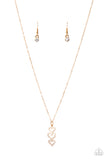 With All Your HEARTS - Gold - Paparazzi Accessories