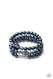 Exquisitely Elegant - Blue - Paparazzi Accessories