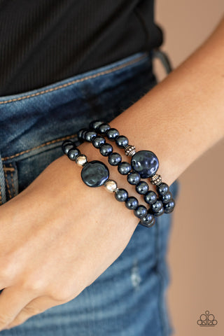 Exquisitely Elegant - Blue - Paparazzi Accessories
