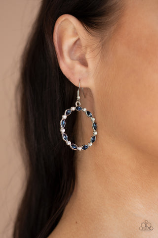 Crystal Circlets - Blue - Paparazzi Accessories
