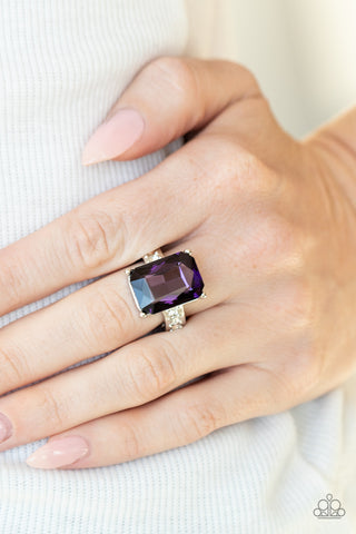 Bring Down the POWERHOUSE - Purple - Paparazzi Accessories