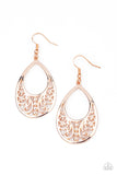 Stylish Serpentine - Rose Gold - Paparazzi Accessories