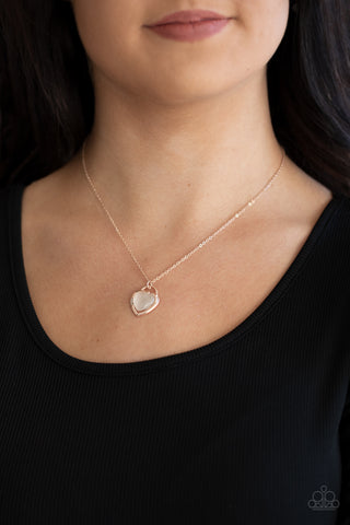 A Dream is a Wish Your Heart Makes - Rose Gold - Paparazzi Accessories
