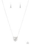 Out of the GLITTERY-ness of Your Heart - White - Paparazzi Accessories