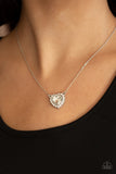 Out of the GLITTERY-ness of Your Heart - White - Paparazzi Accessories