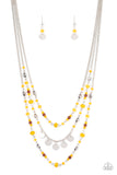 Step Out of My Aura - Yellow - Paparazzi Accessories