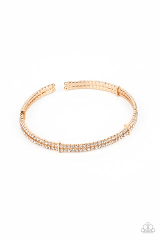 Standout Opulence - Gold - Paparazzi Accessories