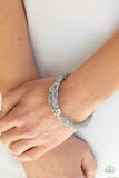 Roll Out The Glitz - Silver - Paparazzi Accessories