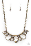 Never SLAY Never - Brass - Paparazzi Accessories
