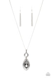 Glamorously Glaring - Silver - Paparazzi Accessories
