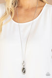 Glamorously Glaring - Silver - Paparazzi Accessories