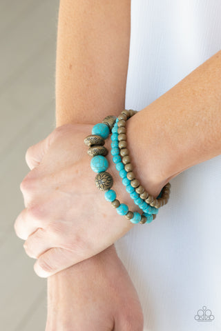 Desert Blossom - Brass - Paparazzi Accessories