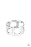In OVAL Your Head - Silver - Paparazzi Accessories