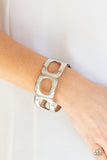 In OVAL Your Head - Silver - Paparazzi Accessories