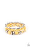 Desert Blossom - Yellow - Paparazzi Accessories
