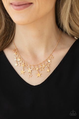 Stellar Stardom - Gold - Paparazzi Accessories